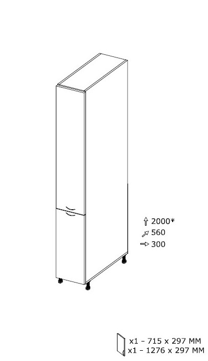 Komero KG 3 CARGO L 300 x K 2000 Komero KG 3 CARGO L 300 x K 2000